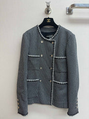 CC 25 Black Tweed Jacket Viscose Polyamide 251970