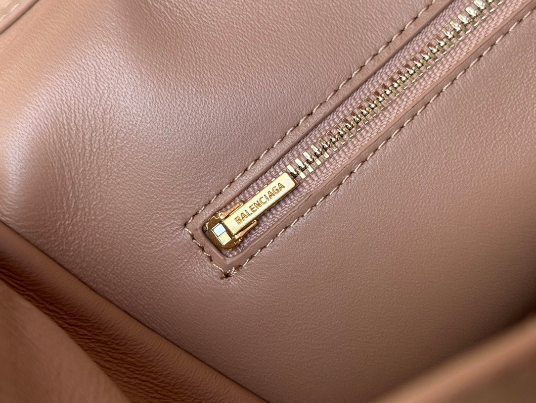 Balenciaga Small Bag 29 Rich Brown Calfskin Gold Hardware