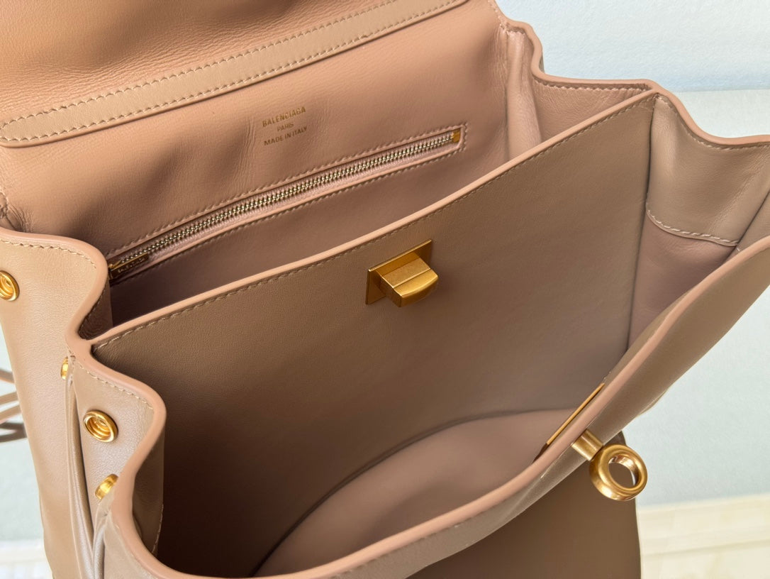 Balenciaga Small Bag 29 Rich Brown Calfskin Gold Hardware