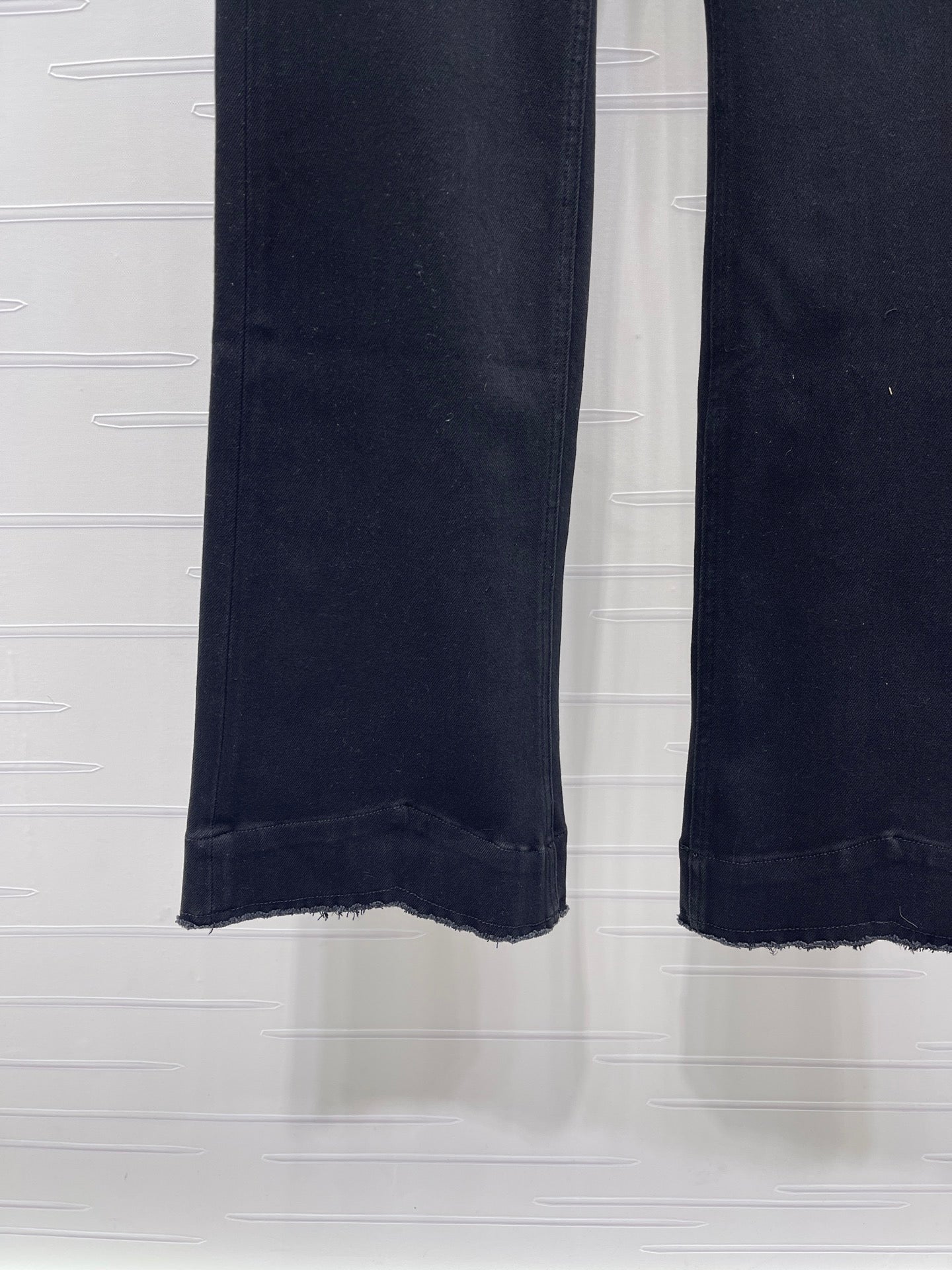 Chanel 2026 Slim-fit Flared Jeans Black Cotton 669869
