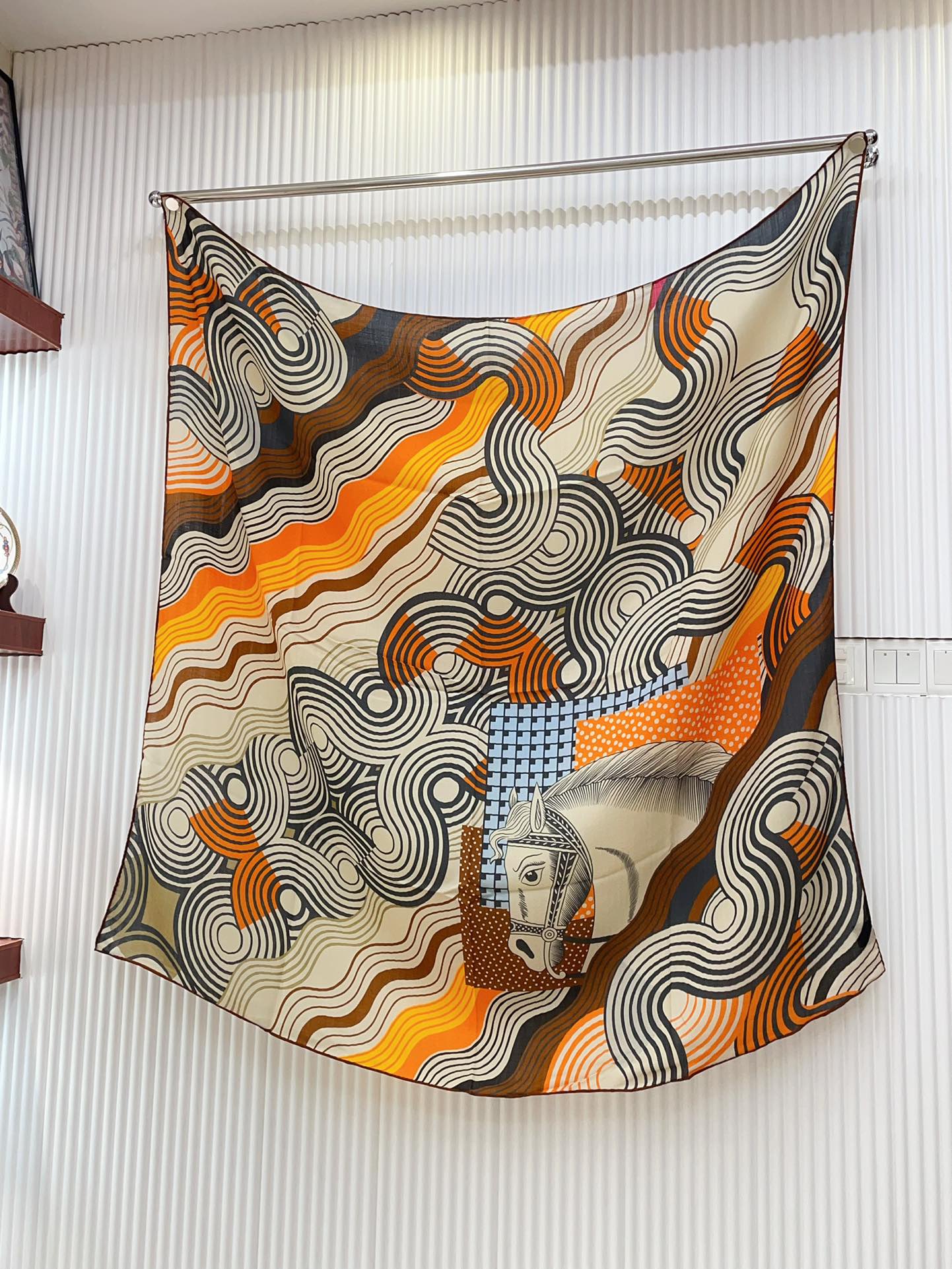 SCARF 140 CM COLORFUL 388173