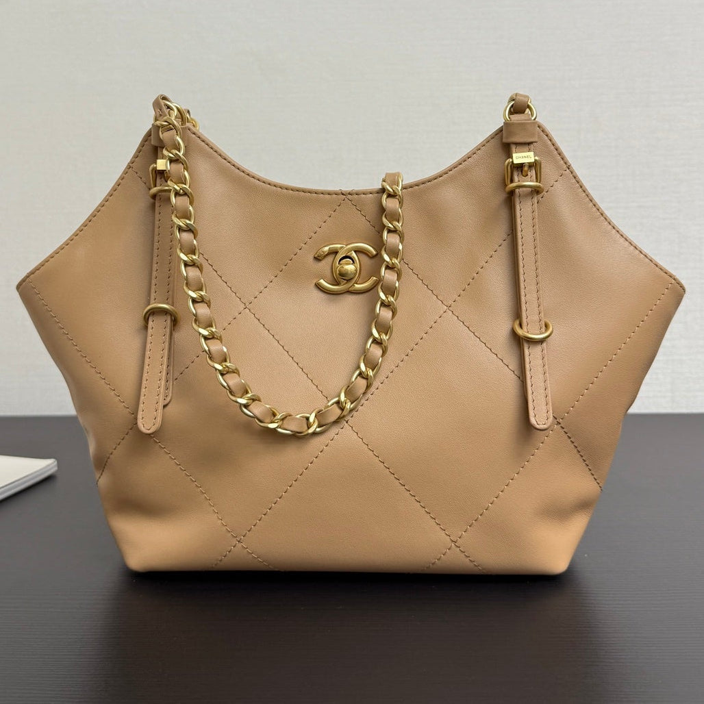 Chanel 2026 Maxi Coco Shopping Tote Bag 30cm Calfskin