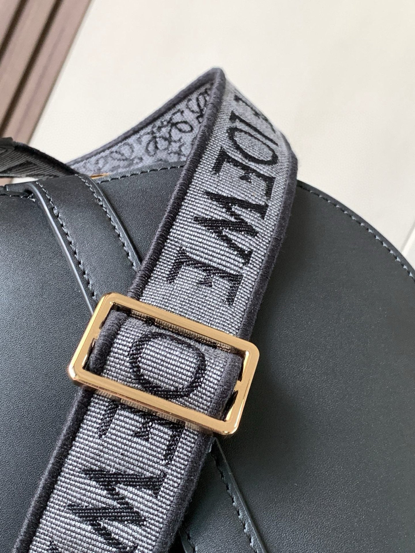 Loewe Saddle Bag 21 Black Leather 280428