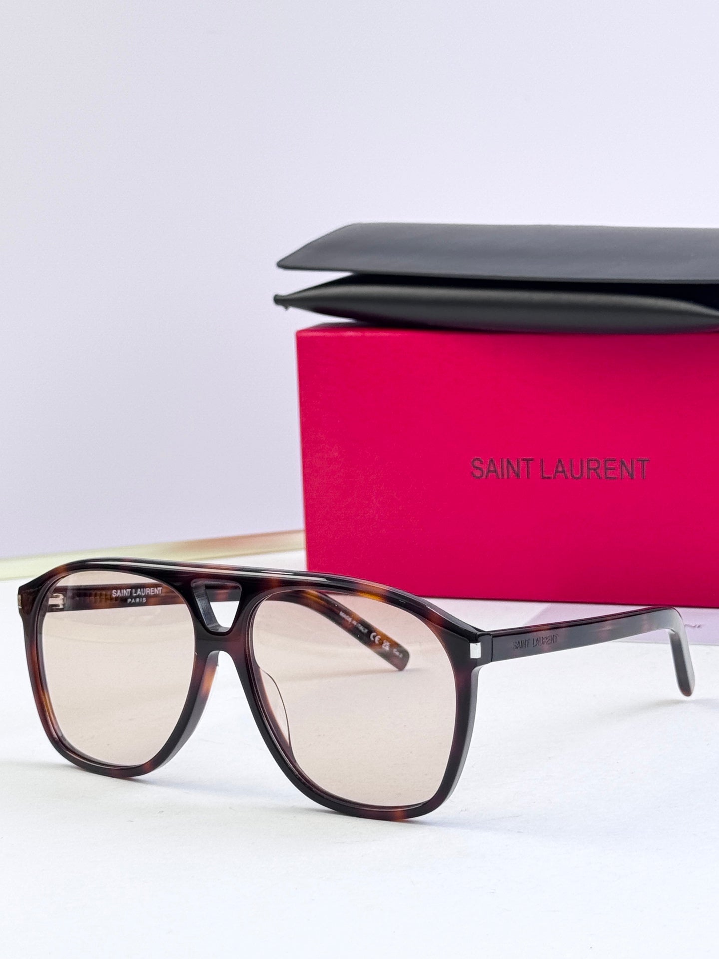 Saint Laurent 2026 SL 596 DUNE Pilot Sunglasses