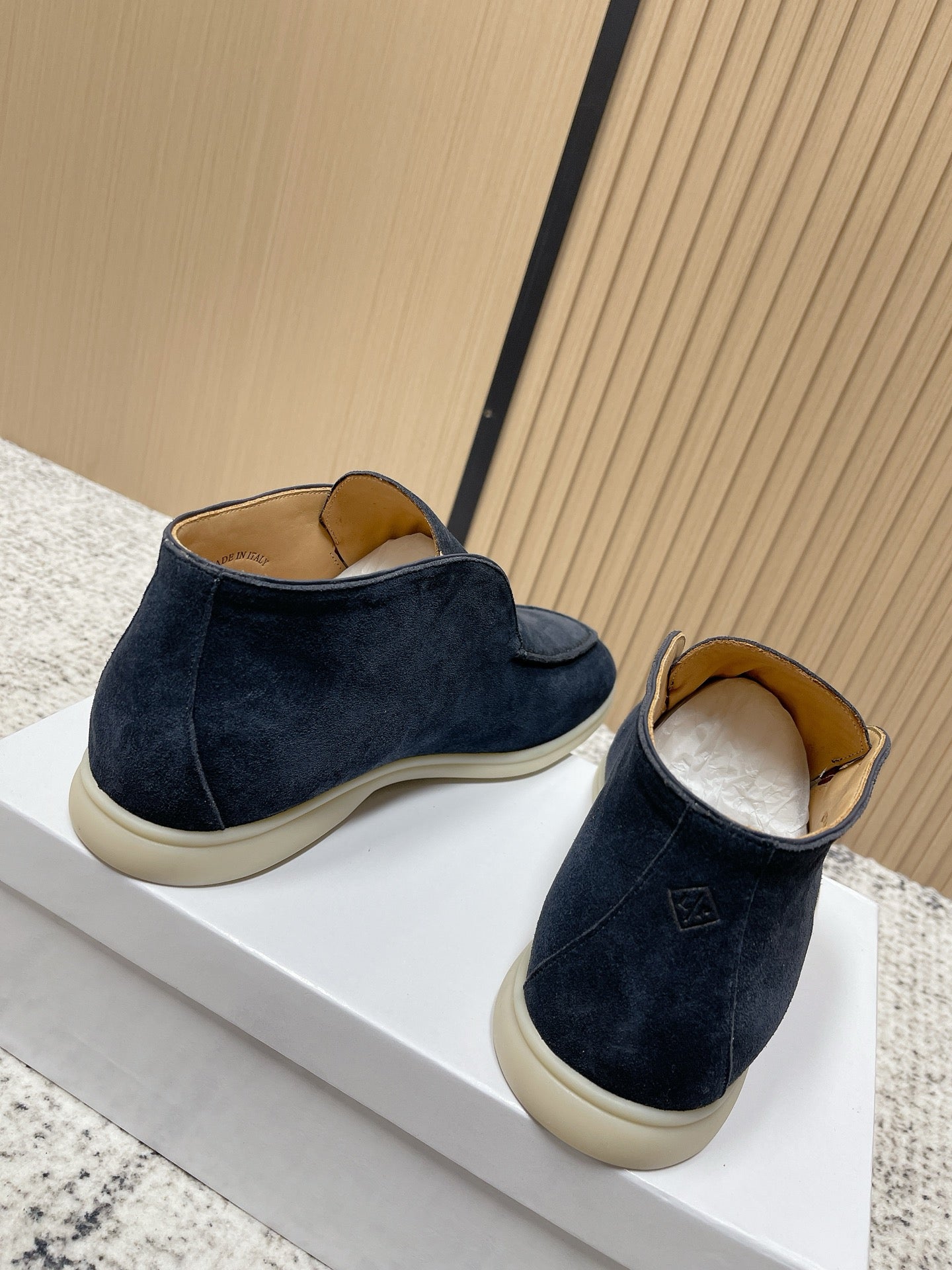 LP Open Walk Ankle Boot Dark Blue Suede 534329