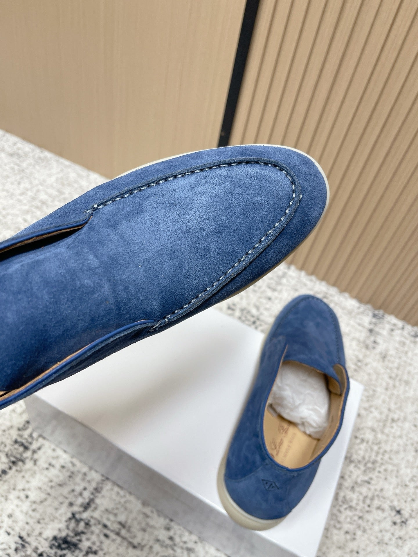 LP Open Walk Ankle Boot Blue Suede 534330