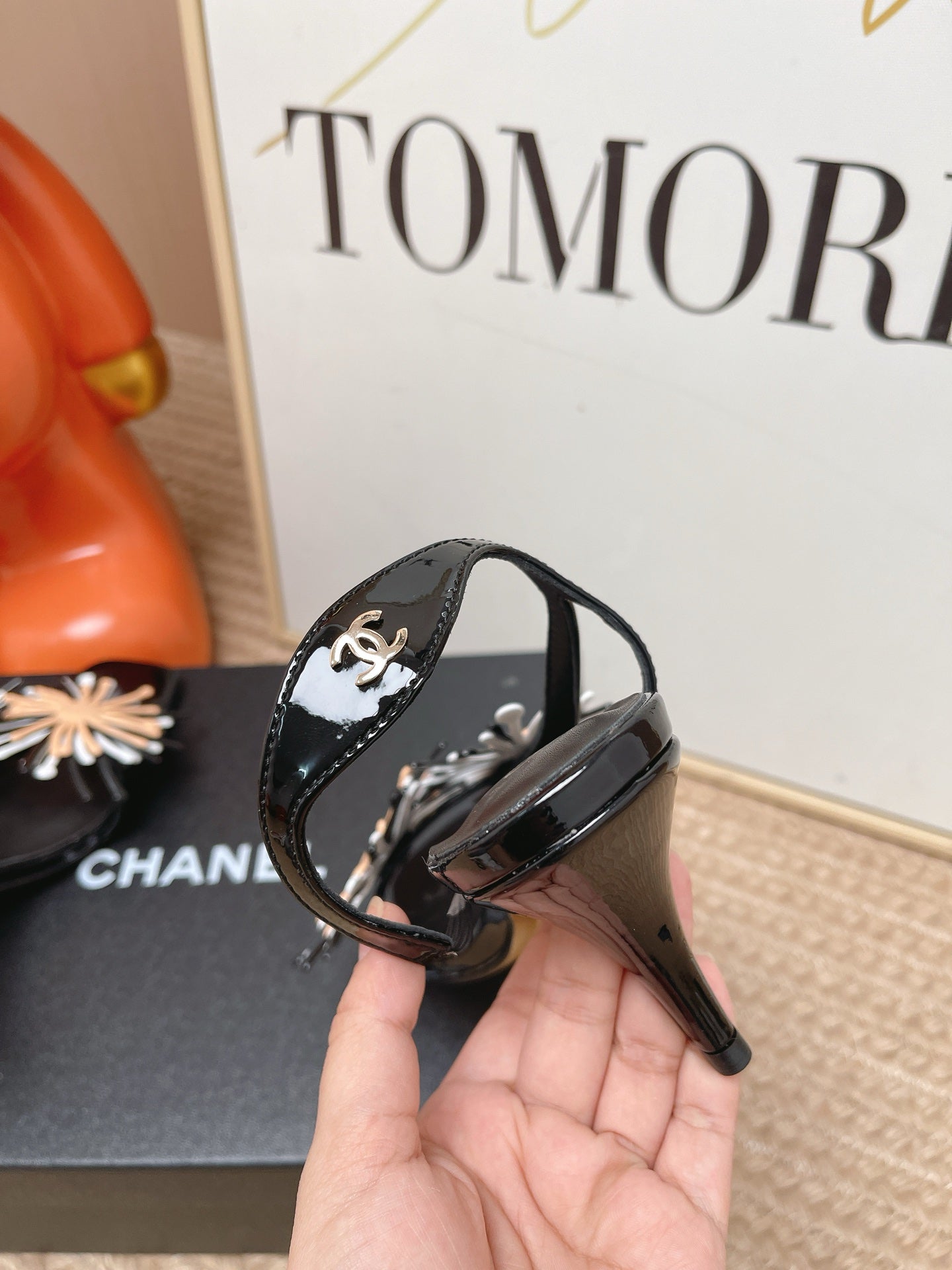 Chanel 2026 Flower High Heeled Sandal 60mm Lambskin 854578
