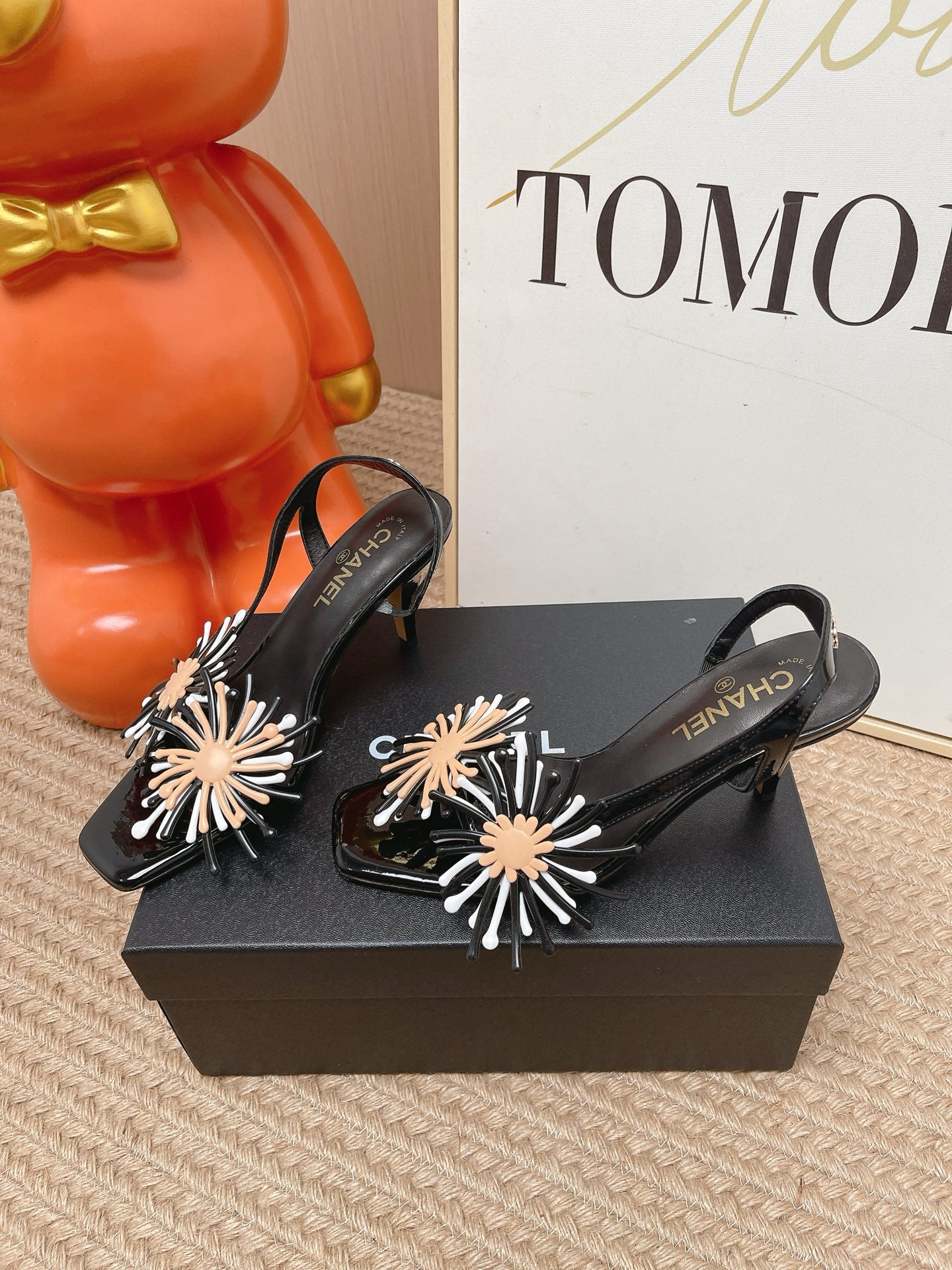 Chanel 2026 Flower High Heeled Sandal 60mm Lambskin 854578