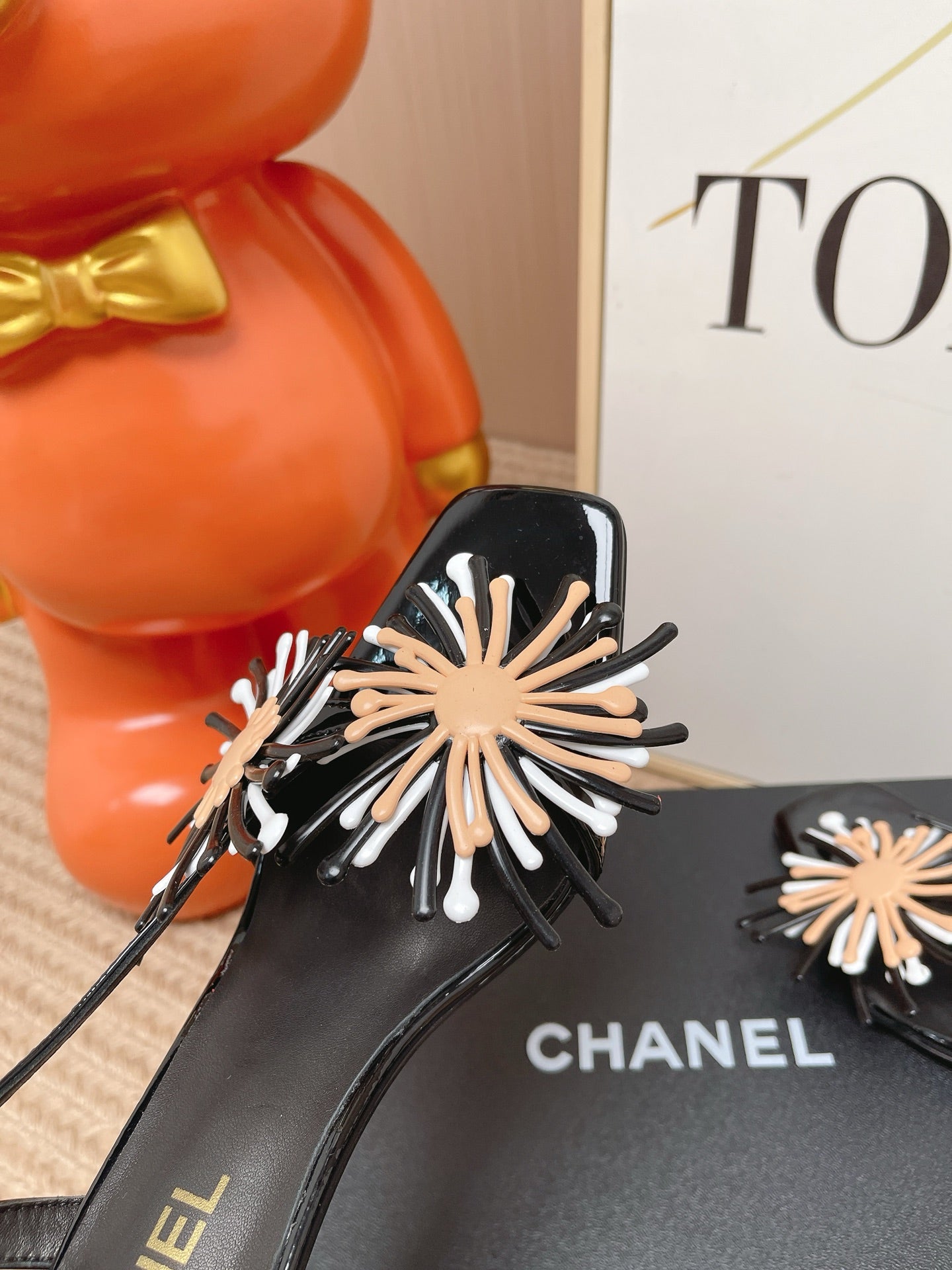 Chanel 2026 Flower High Heeled Sandal 60mm Lambskin 854578