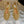 Alaila Mary Jane In Gold Mesh Fabric 103022