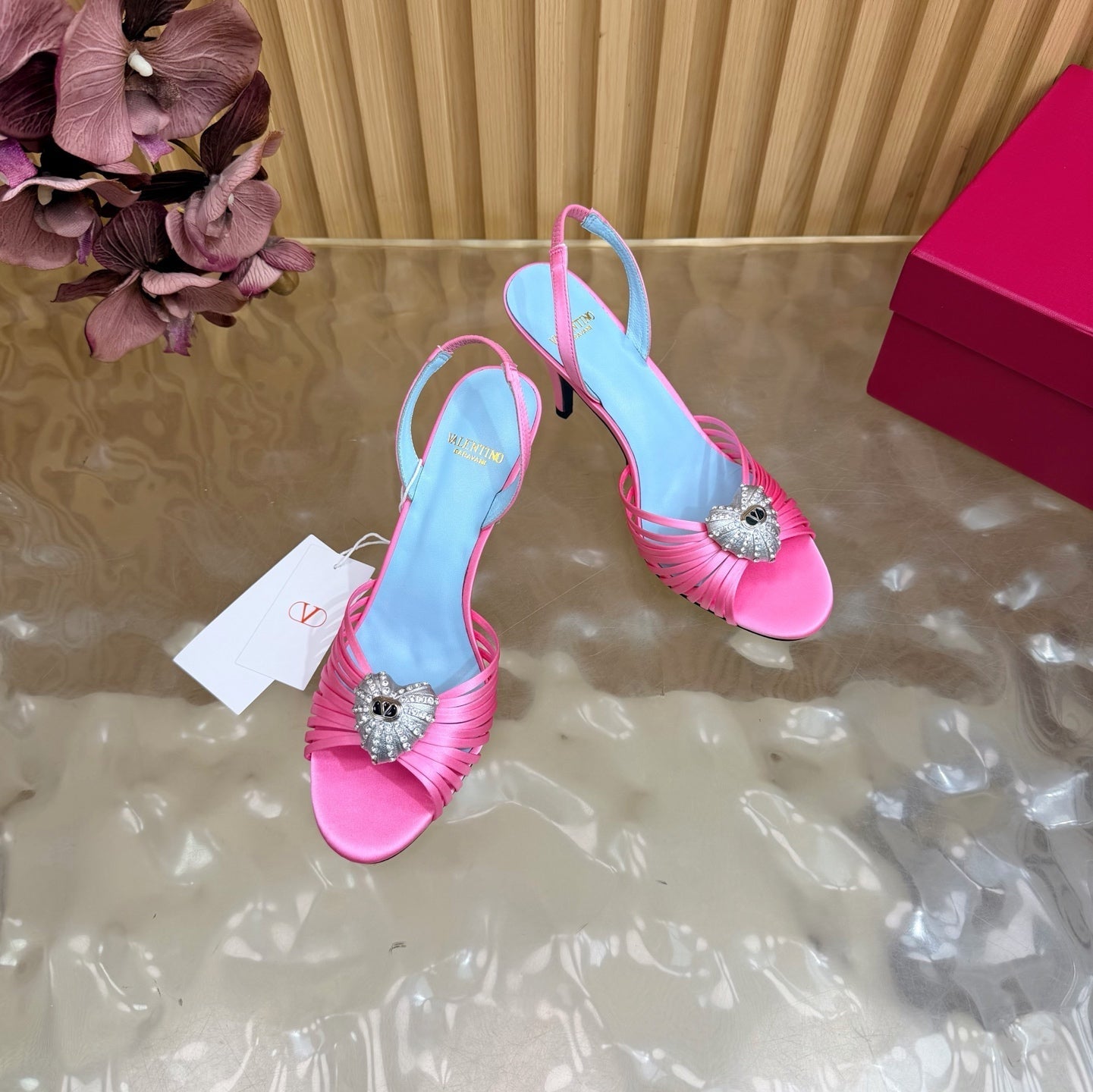 Valentino 2026 Garavani Coeur Royal 80mm Sandals 853006