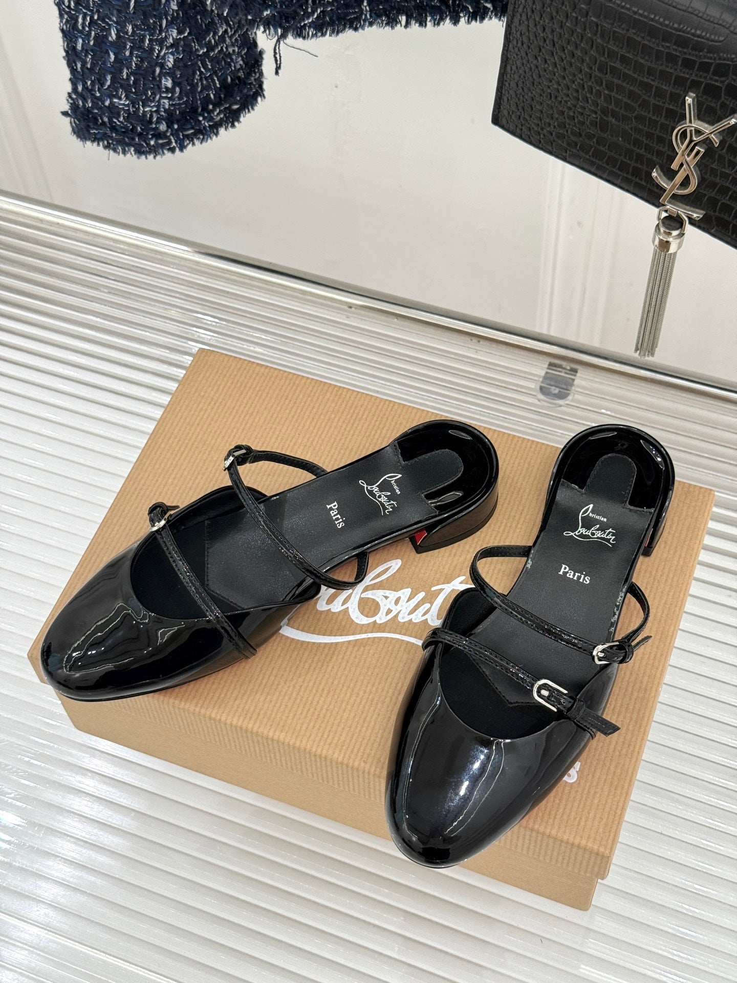 Christian Louboutin 2026 Jane Nina Mules Patent Leather 785434