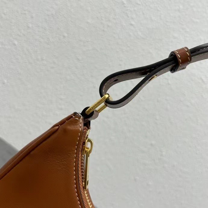 Celine 2026 Ava Bag 23cm Brown Calfskin 283606