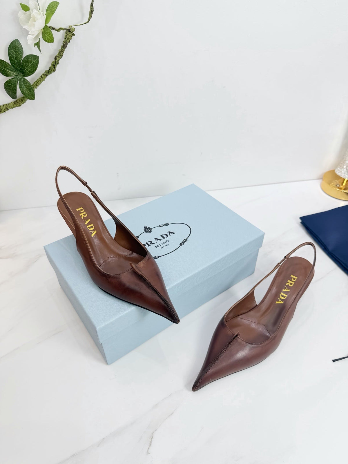 PRA 26SS Slingback 55 Brown Cowhide 592413
