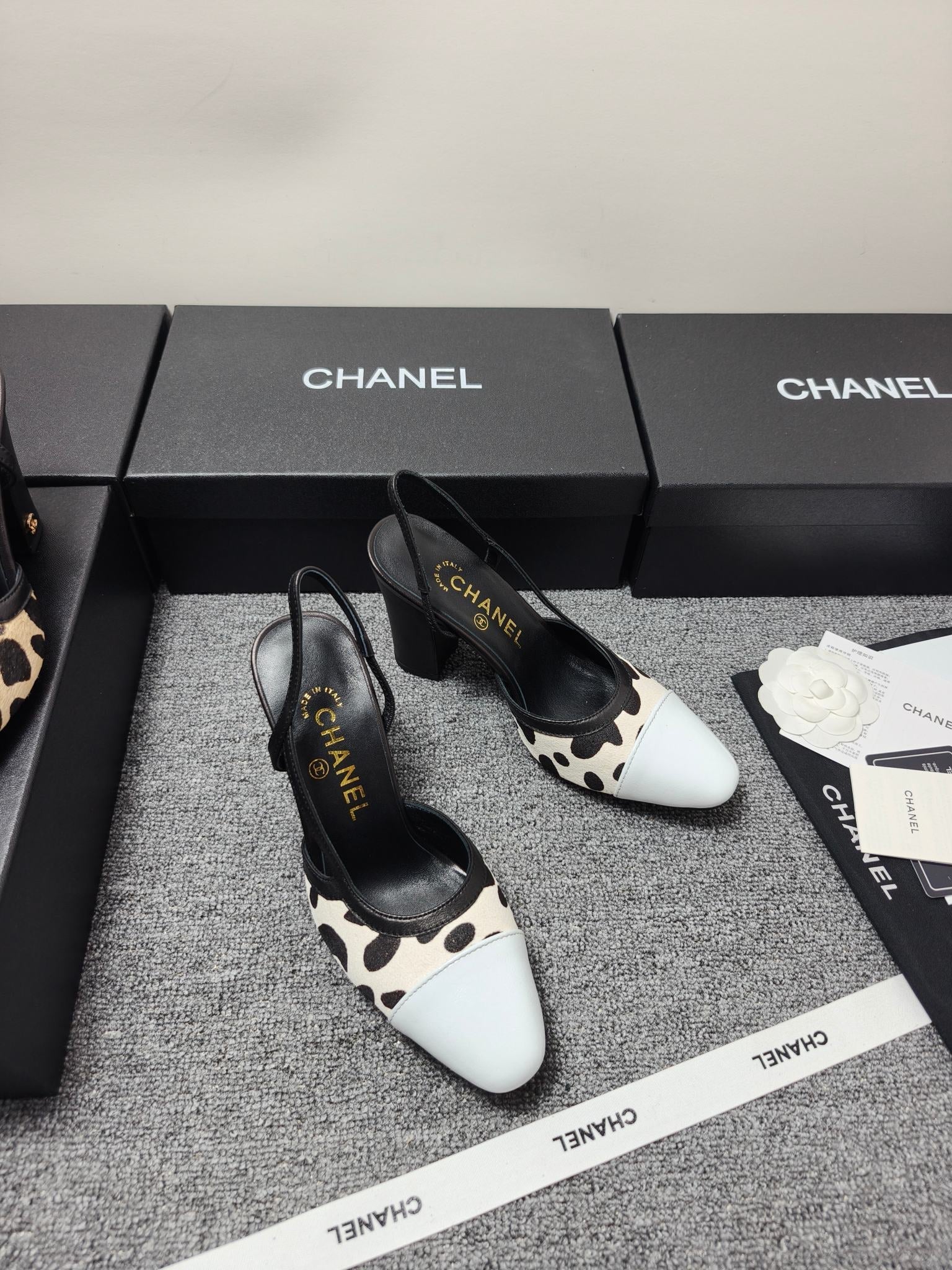 Chanel 2026 Slingback Horsehair Sheepskin 856006