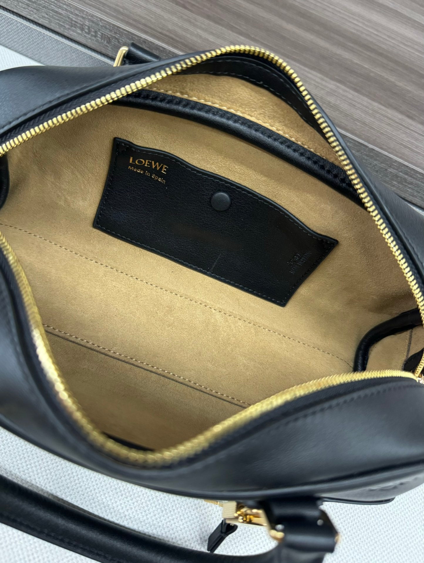 Loewe Mini Bowling Bag 23 Black Calfskin 280621