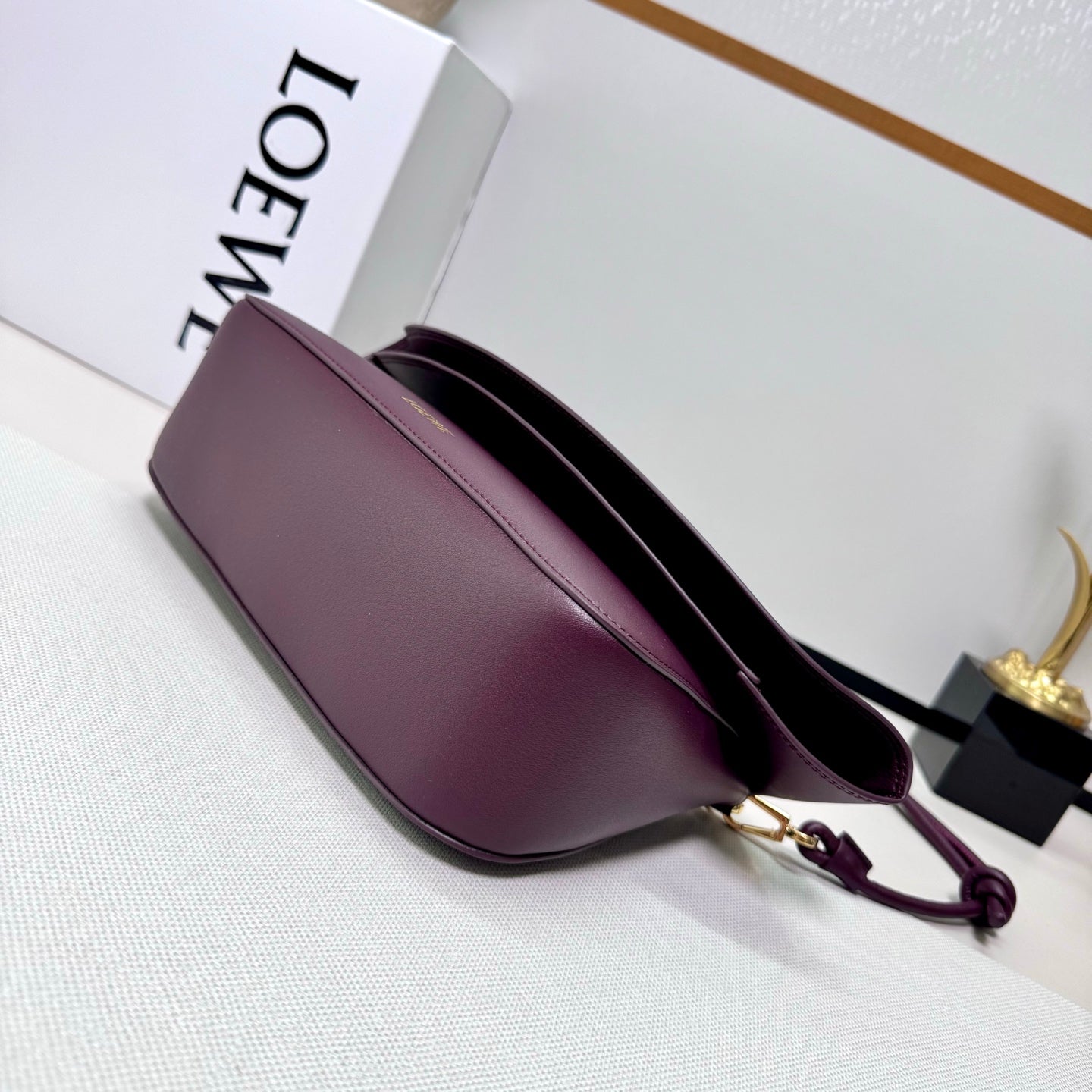 Loewe Ola Medium Bag Purple Calfskin 274677