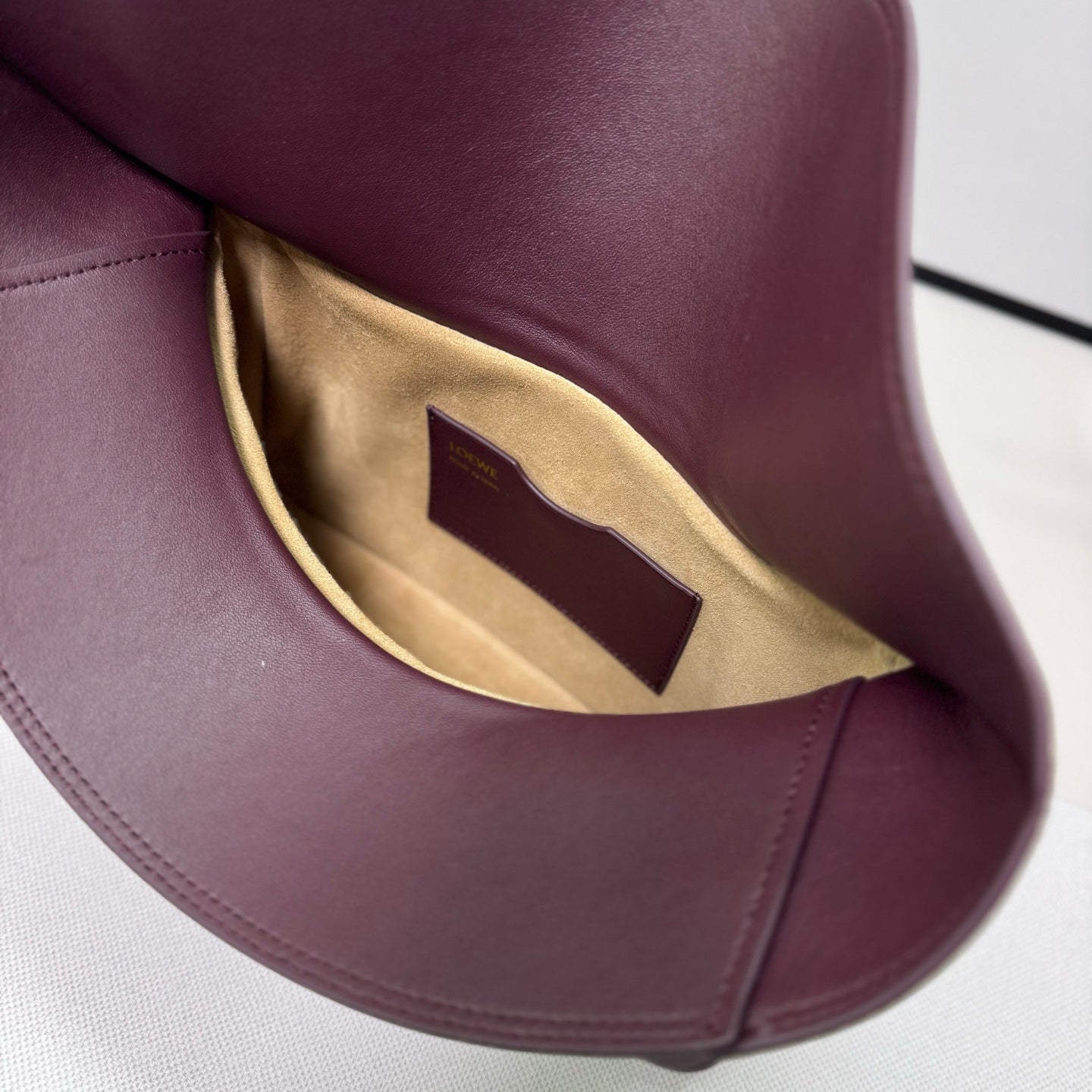 Loewe Ola Medium Bag Purple Calfskin 274677