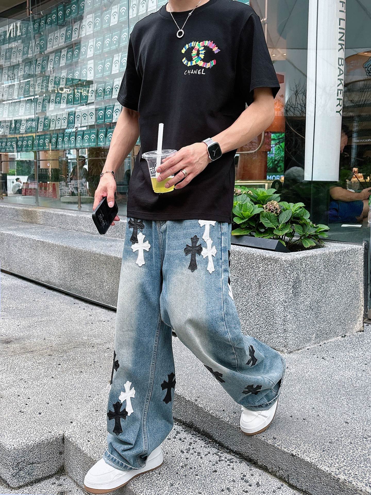 CC 2026  Short-Sleeve T-Shirt Double C Multicolor 419225