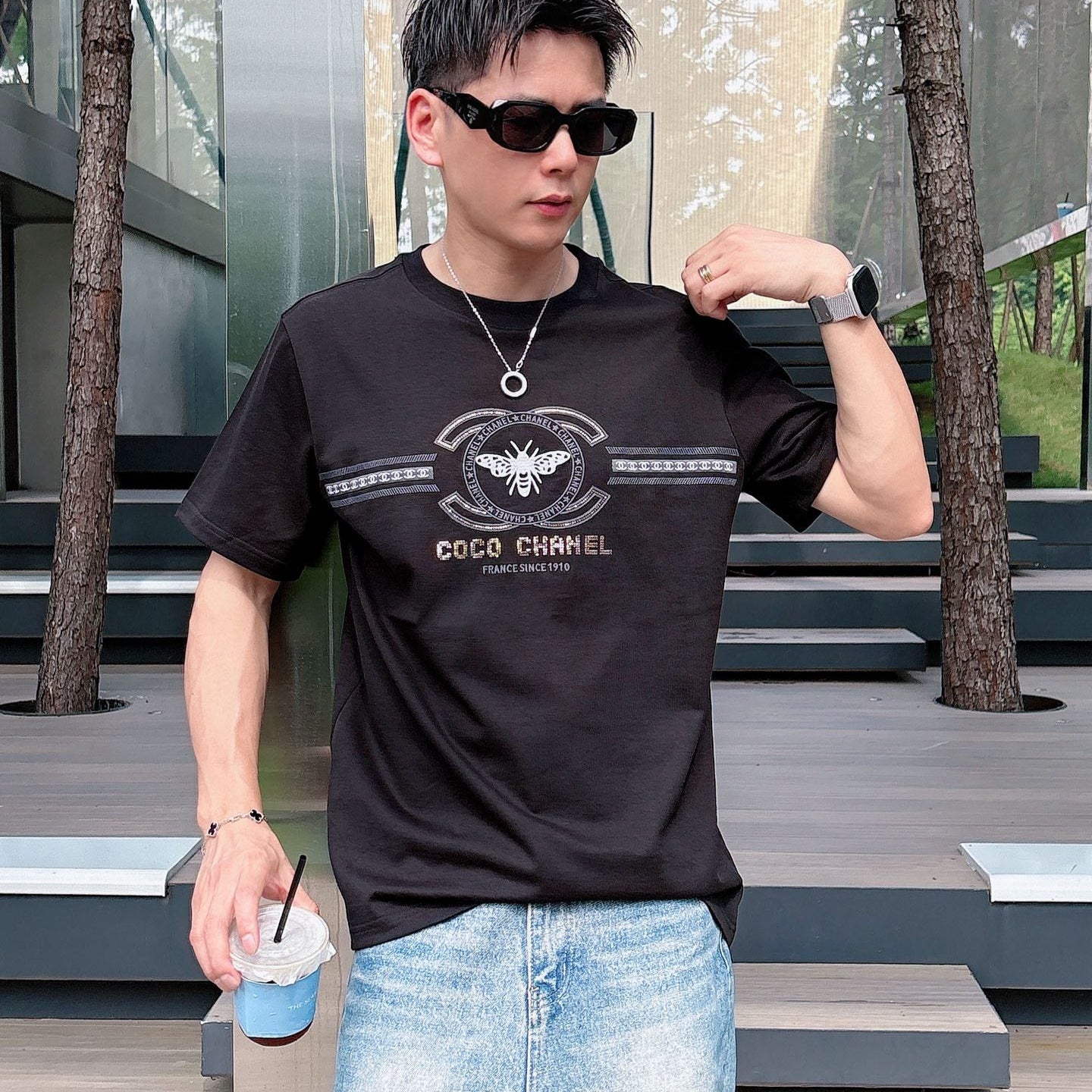 CC 2026 Men's Casual Short-Sleeve T-Shirt Fabric 419230