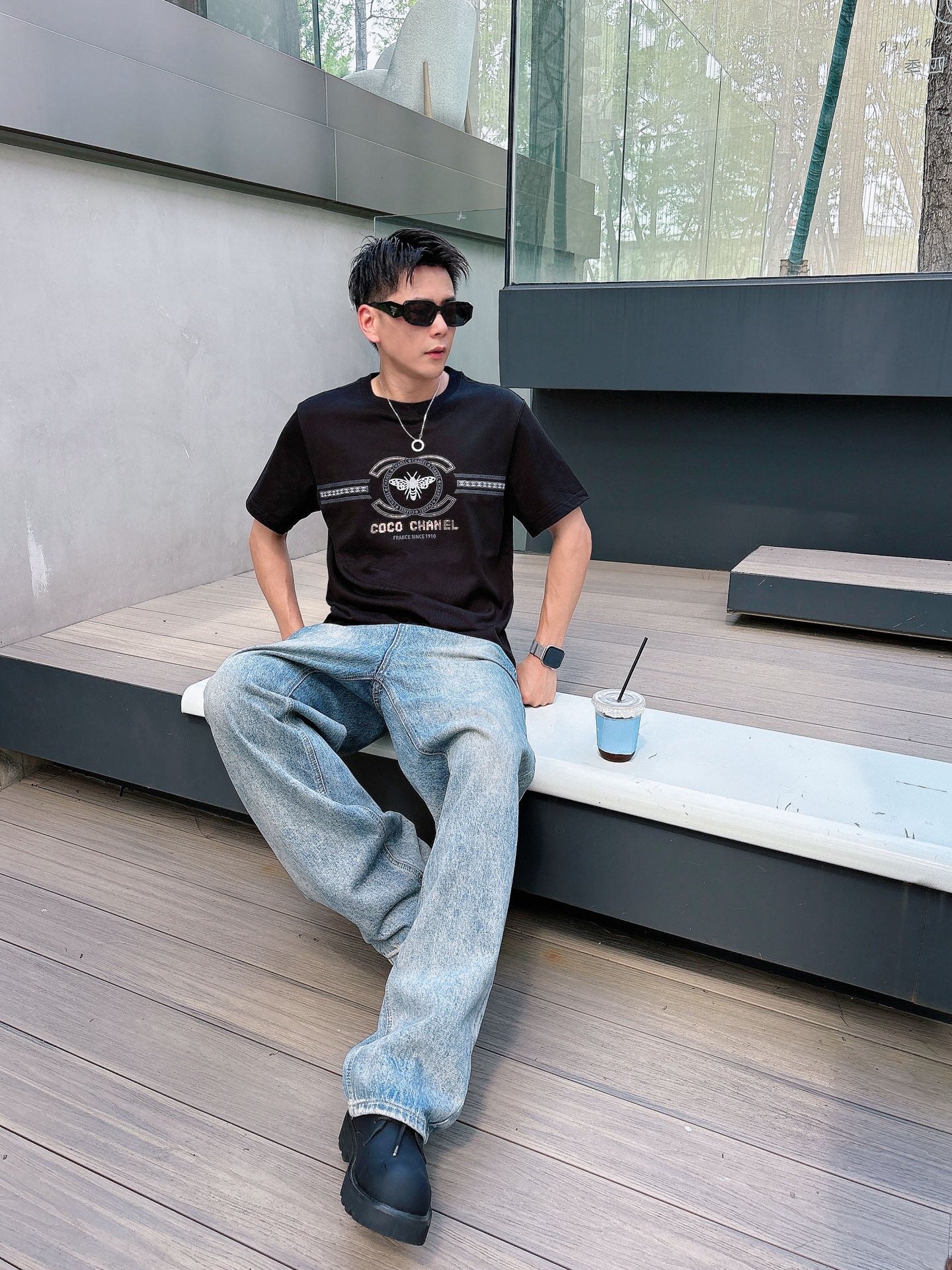 CC 2026 Men's Casual Short-Sleeve T-Shirt Fabric 419230