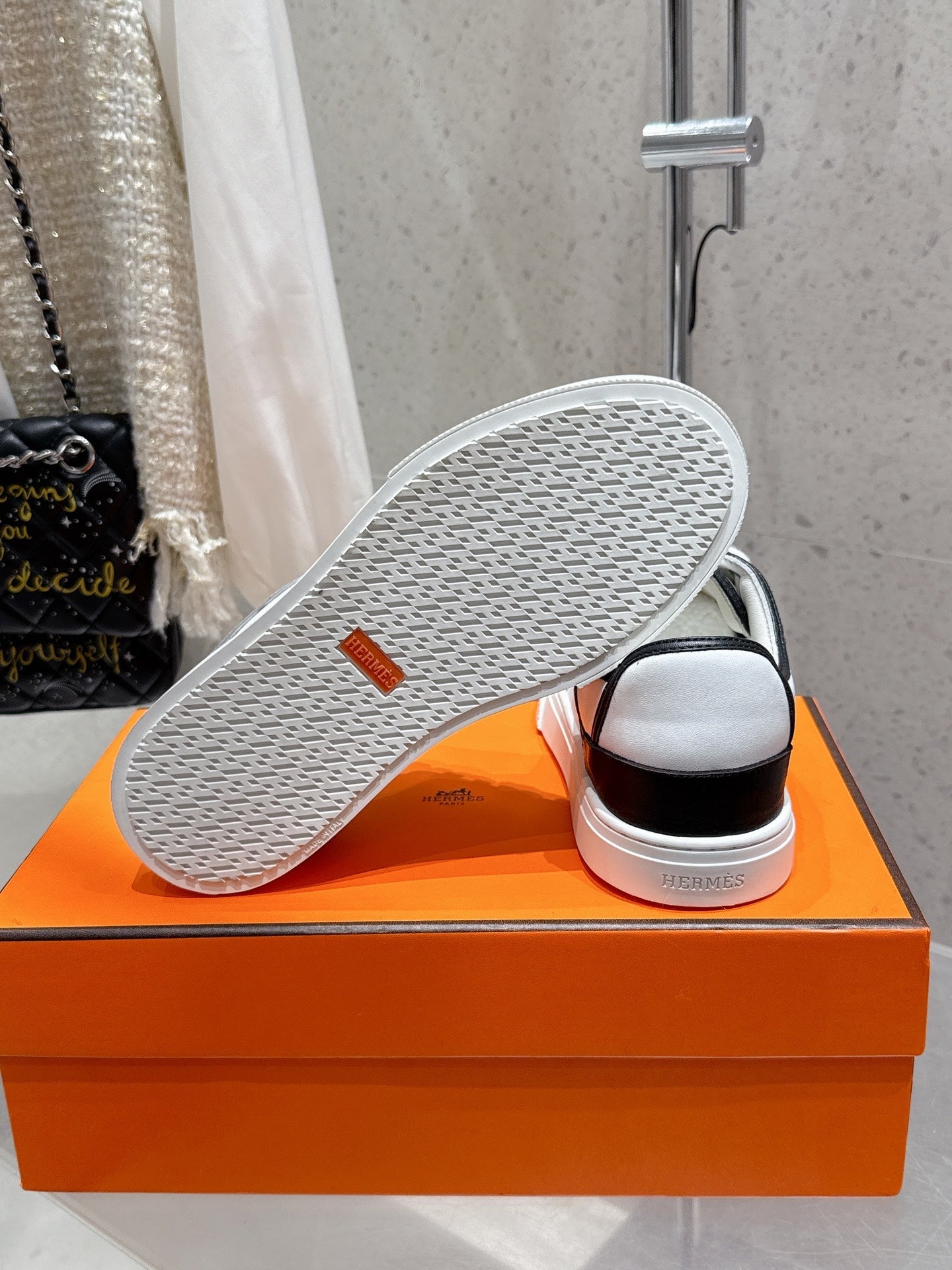 HM Get Sneaker Multicolore Blanc Calfskin 204754