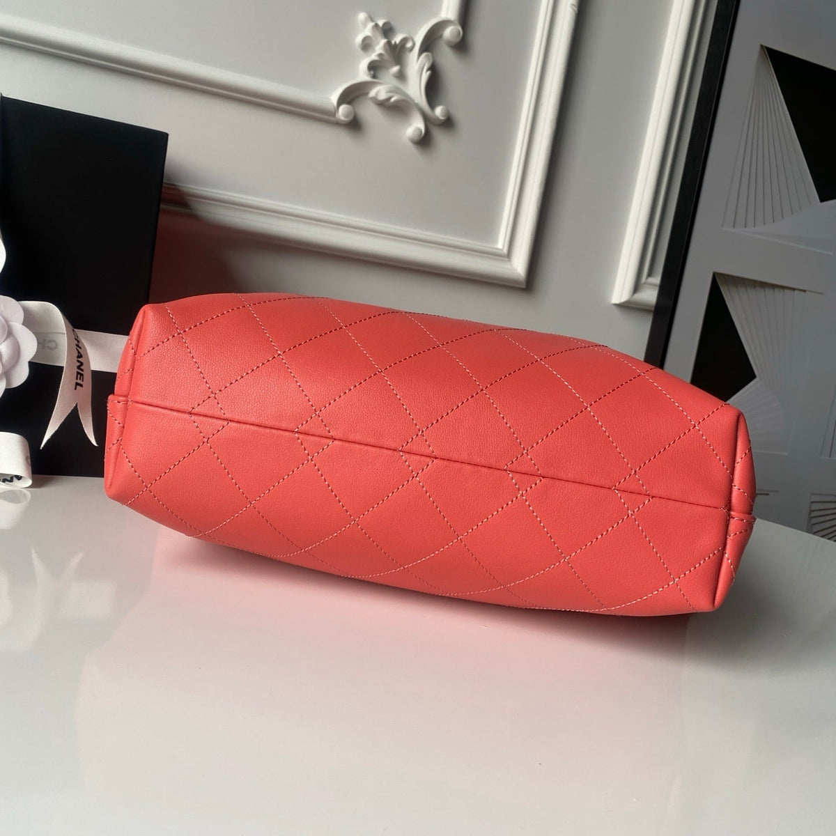 Chanel 2025 Bag 45cm Red Calfskin 318235