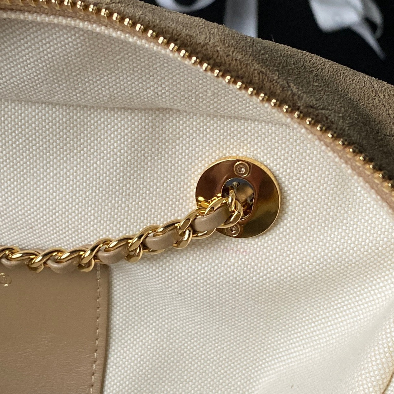 Chanel 2026 Bowling Bag 32cm Suede Leather