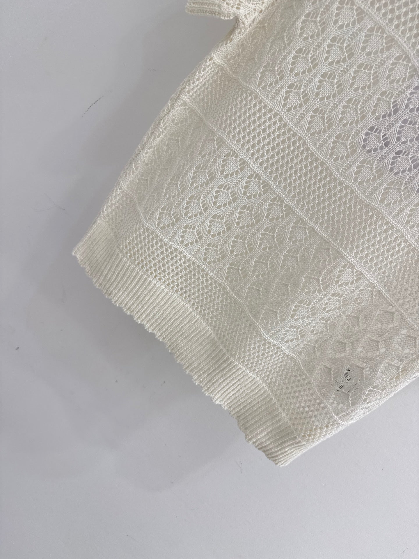 Chanel 2026 Openwork Knit Sweater Cotton 359798