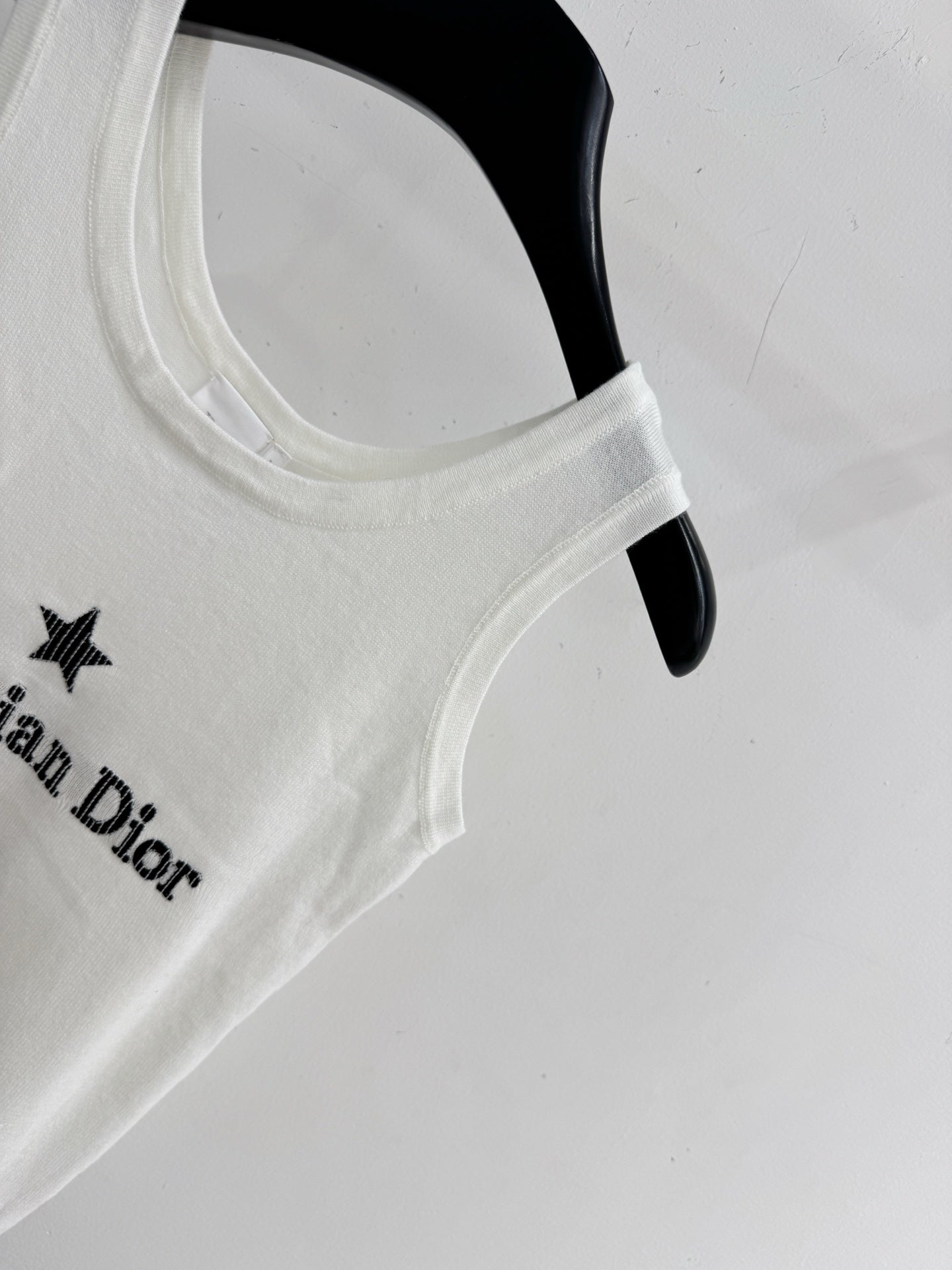 Dior 2026 Letter Star Slim Fit Knit Vest Wool 516712