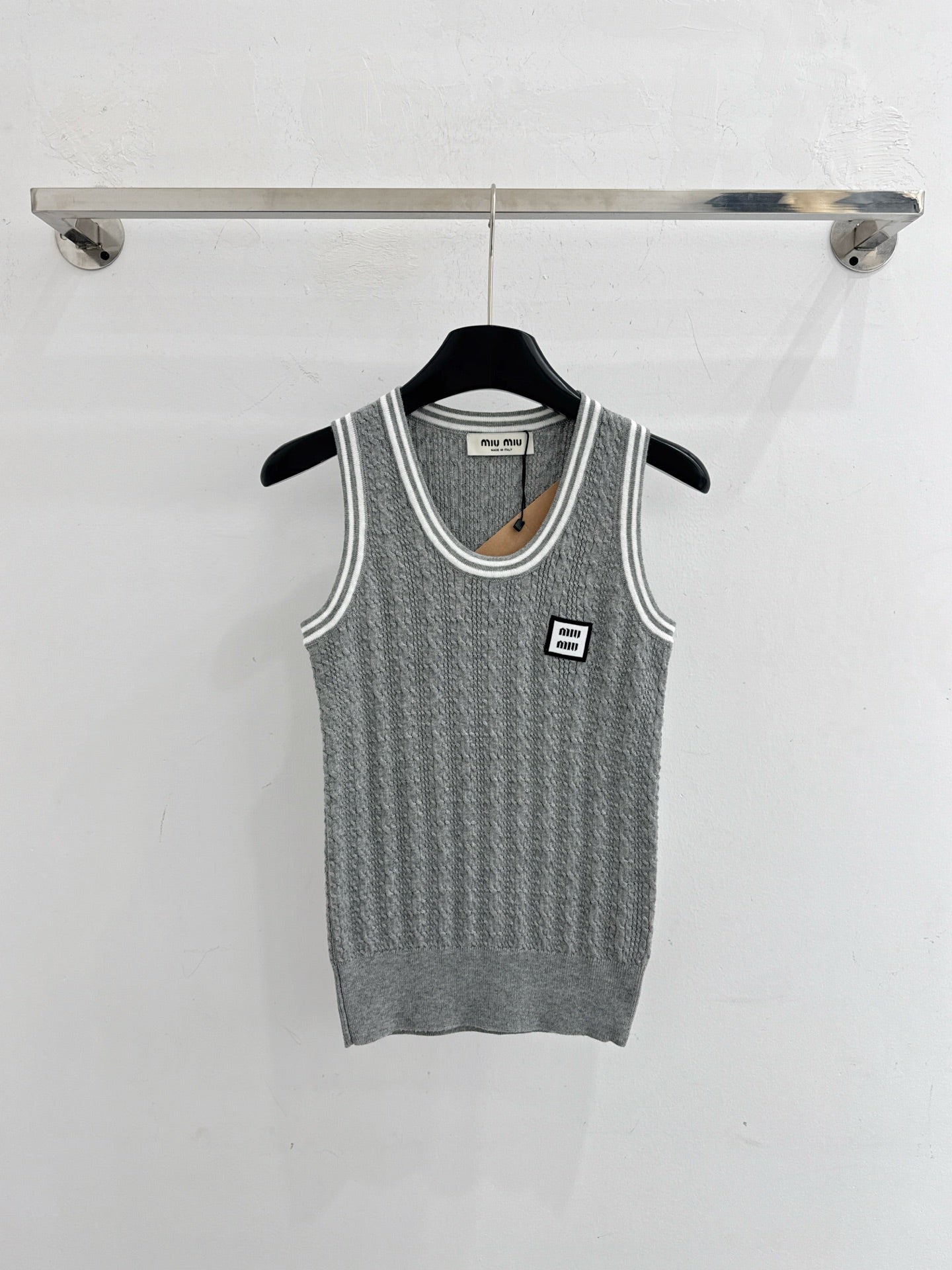 MiuMiu 2026 Knit Vest Wool 642706