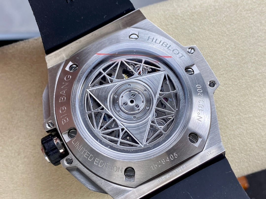 Hublot Big Bang Sang Bleu II Titanium Blue Pavé 45mm Watch