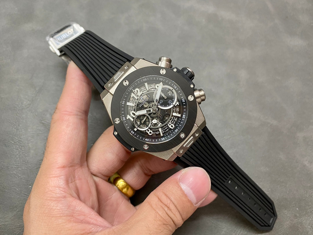 Hublot Big Bang Unico Titanium 42mm Watch with Black Ceramic Bezel