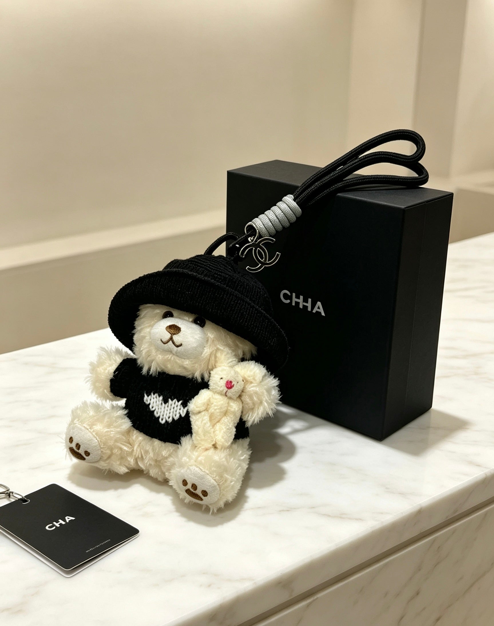 Chanel Plush Bear Charm