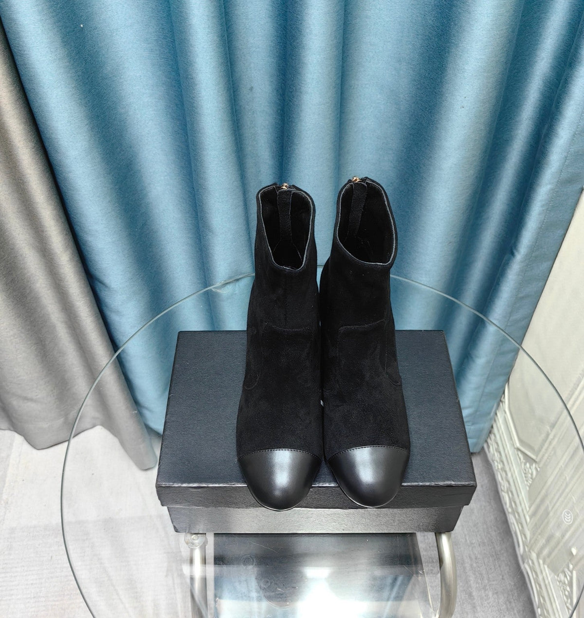 CC Ankle Boots 70mm Black Suede