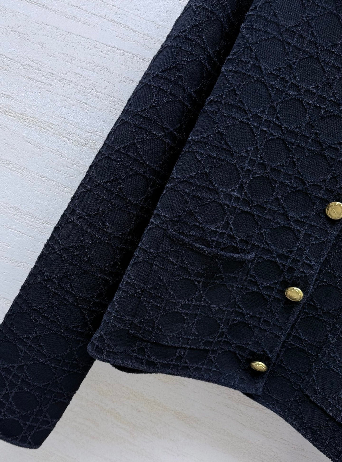 Dior 2026 Cannage Technical Jacquard Jacket Fabric 445461