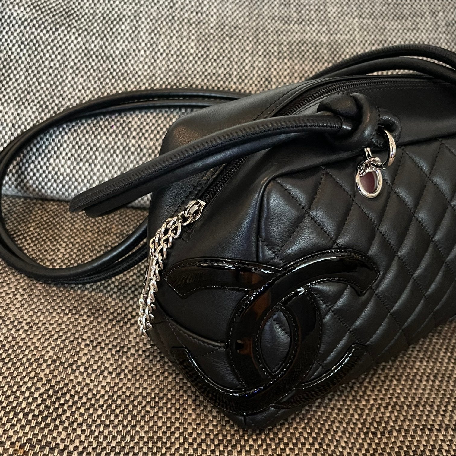 Chanel 2026 Cambon Ligne Bowling Bag 27cm Calfskin
