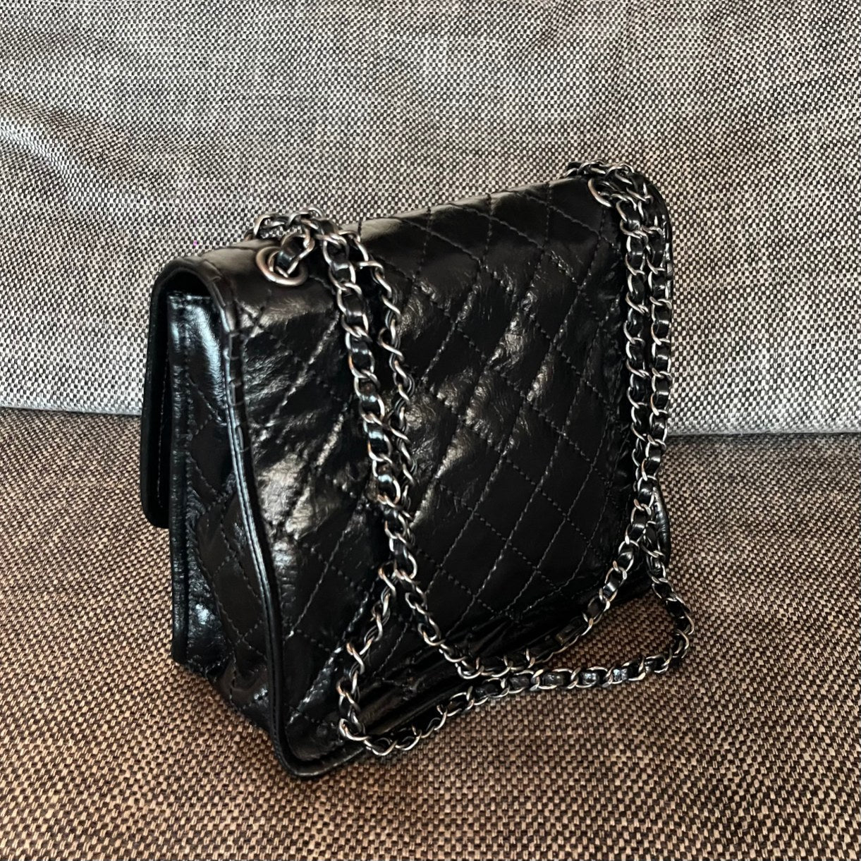 Chanel 2026 Quilted Calfskin Whipstitch Flap Bag 26cm Calfskin