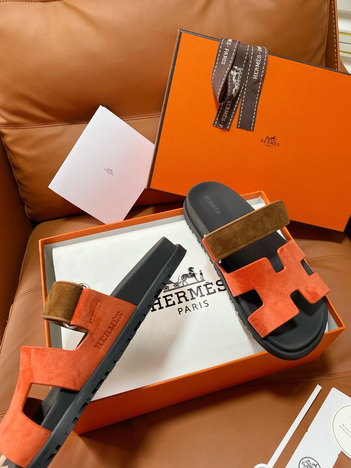 Hermes 2026 Chypre Sandal Suede Leather 928518