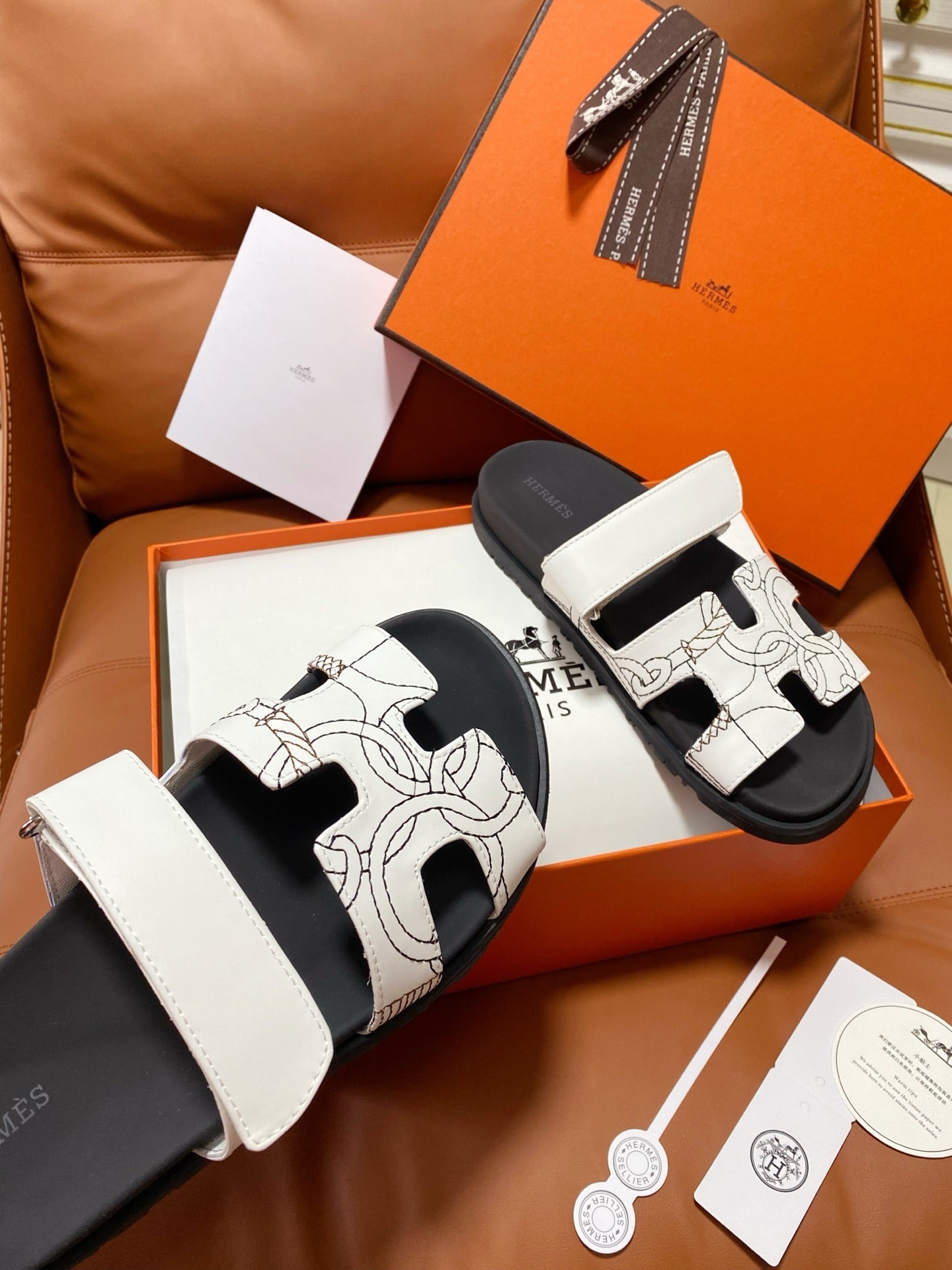 Hermes 2026 Chypre Sandal Cowhide 928494