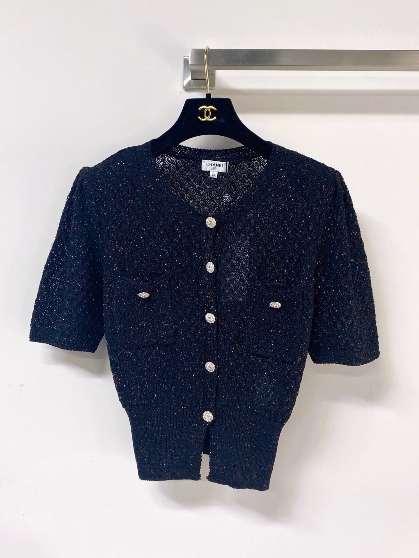 Chanel 2026 Knit Cardigan Tops Laine Wool 375026