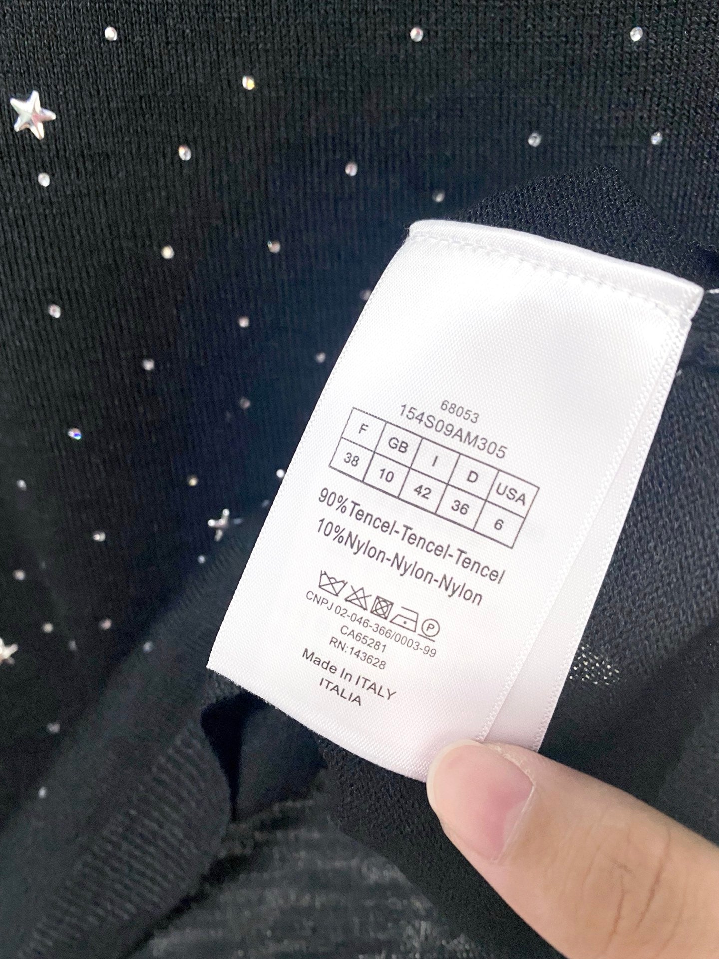 Dior 2026 Star and Logo Knit T-shirt Tencel 405697