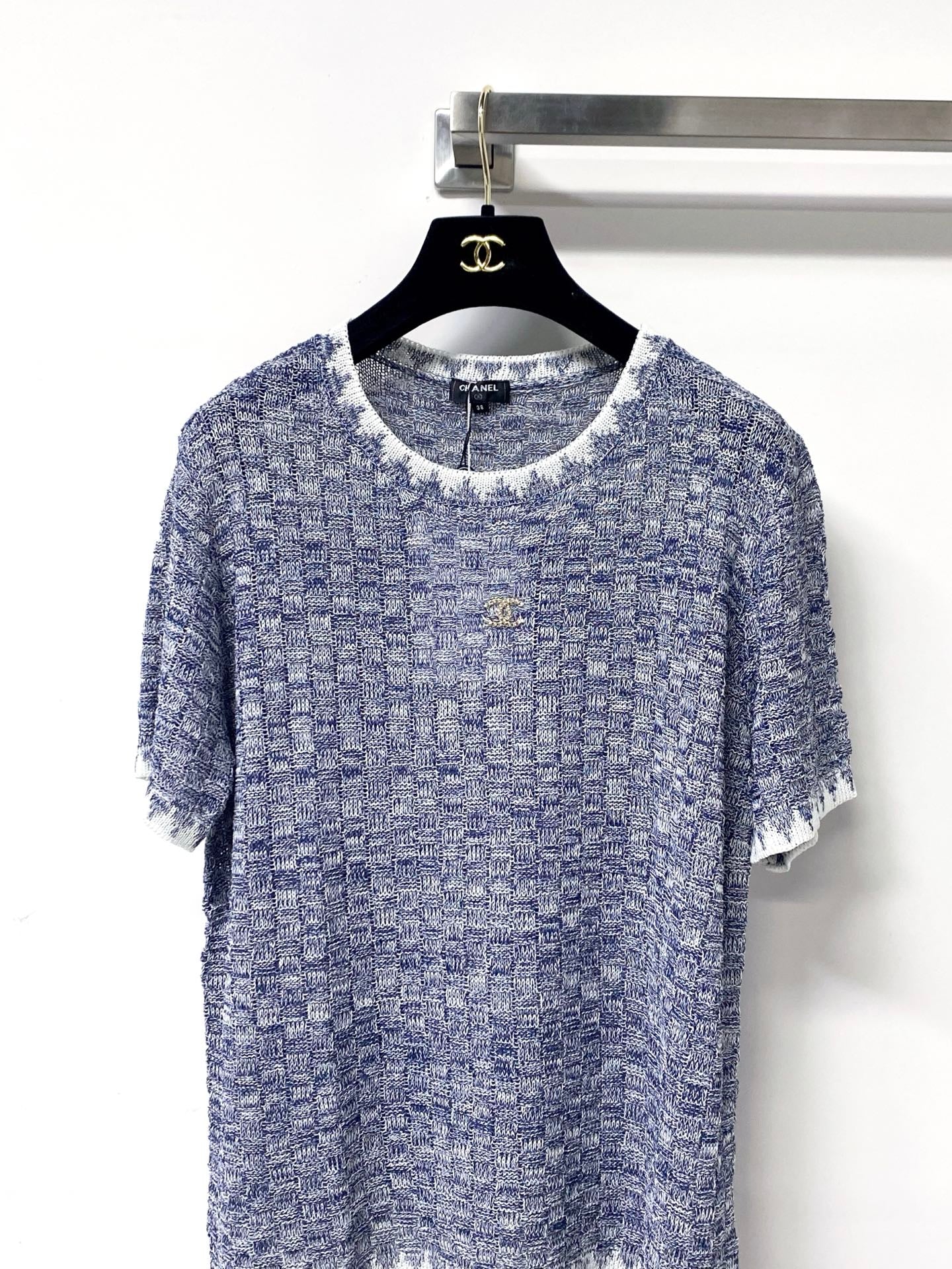 Chanel 2026 Short-Sleeved Shirt Mercerized Wool 439836