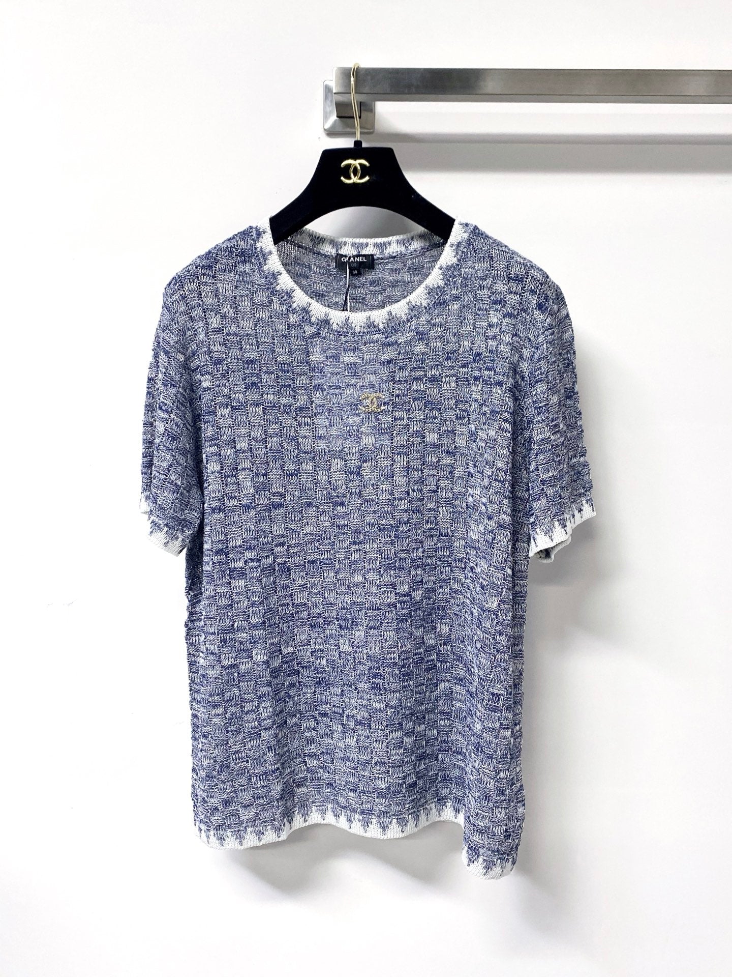 Chanel 2026 Short-Sleeved Shirt Mercerized Wool 439836