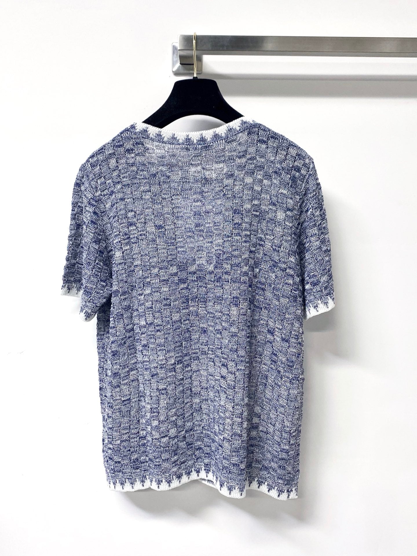 Chanel 2026 Short-Sleeved Shirt Mercerized Wool 439836