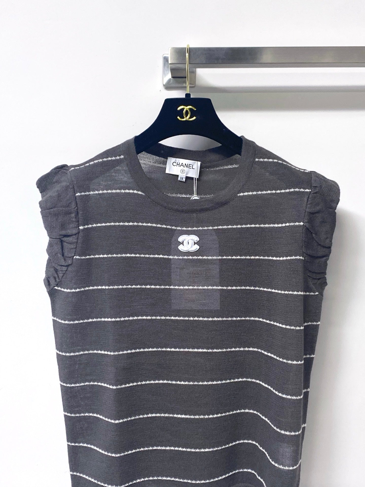 Chanel 2026 Short-Sleeved Shirt Wool 439829