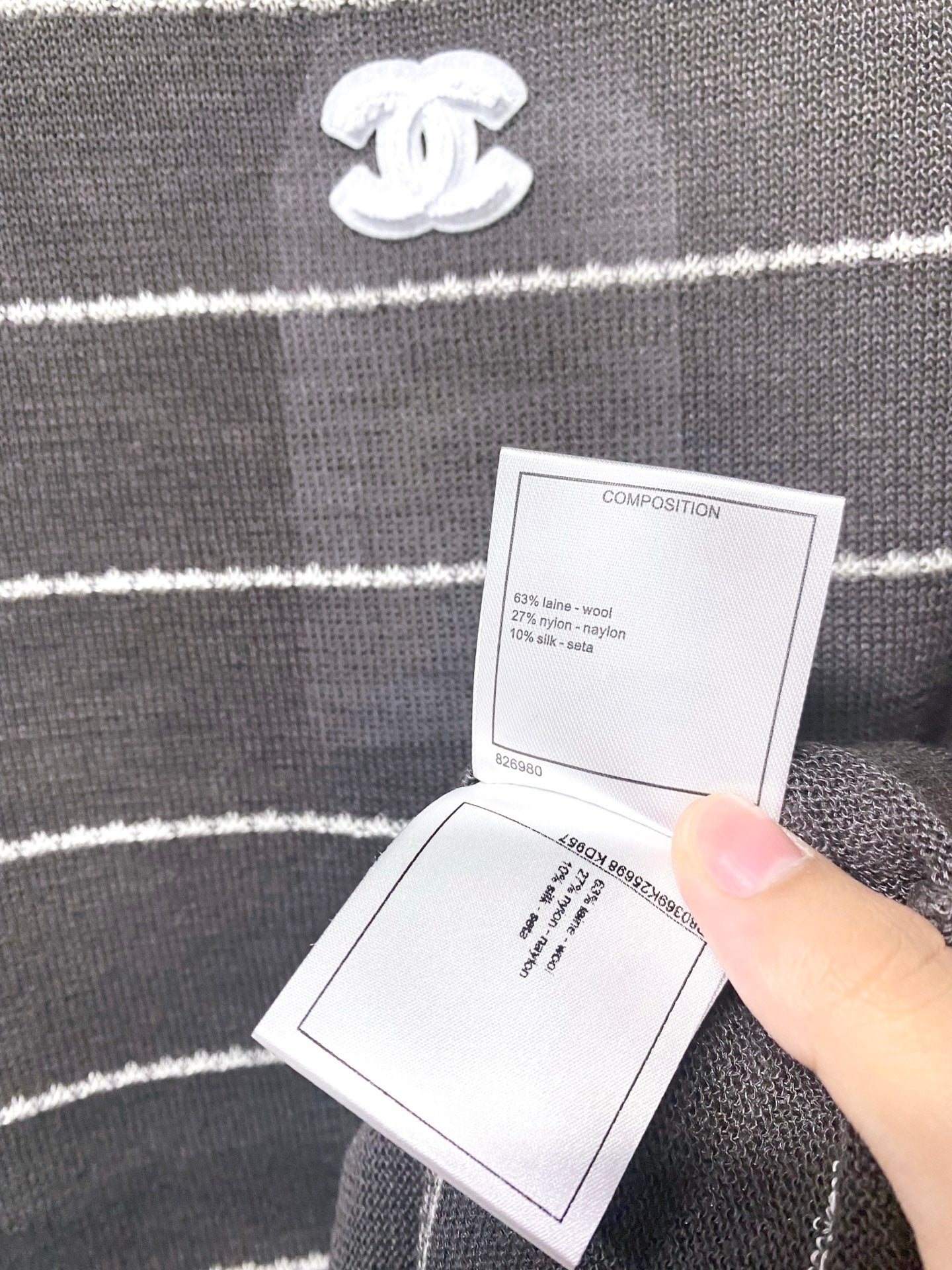 Chanel 2026 Short-Sleeved Shirt Wool 439829