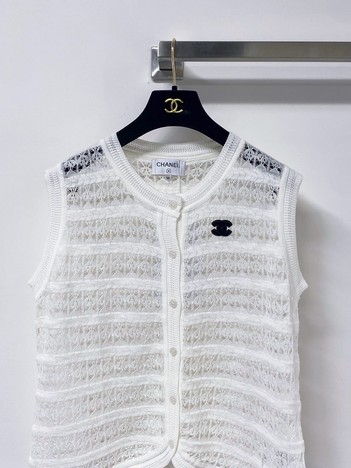 Chanel 2026 Knit Vest Vibrant Wool Laine 454064