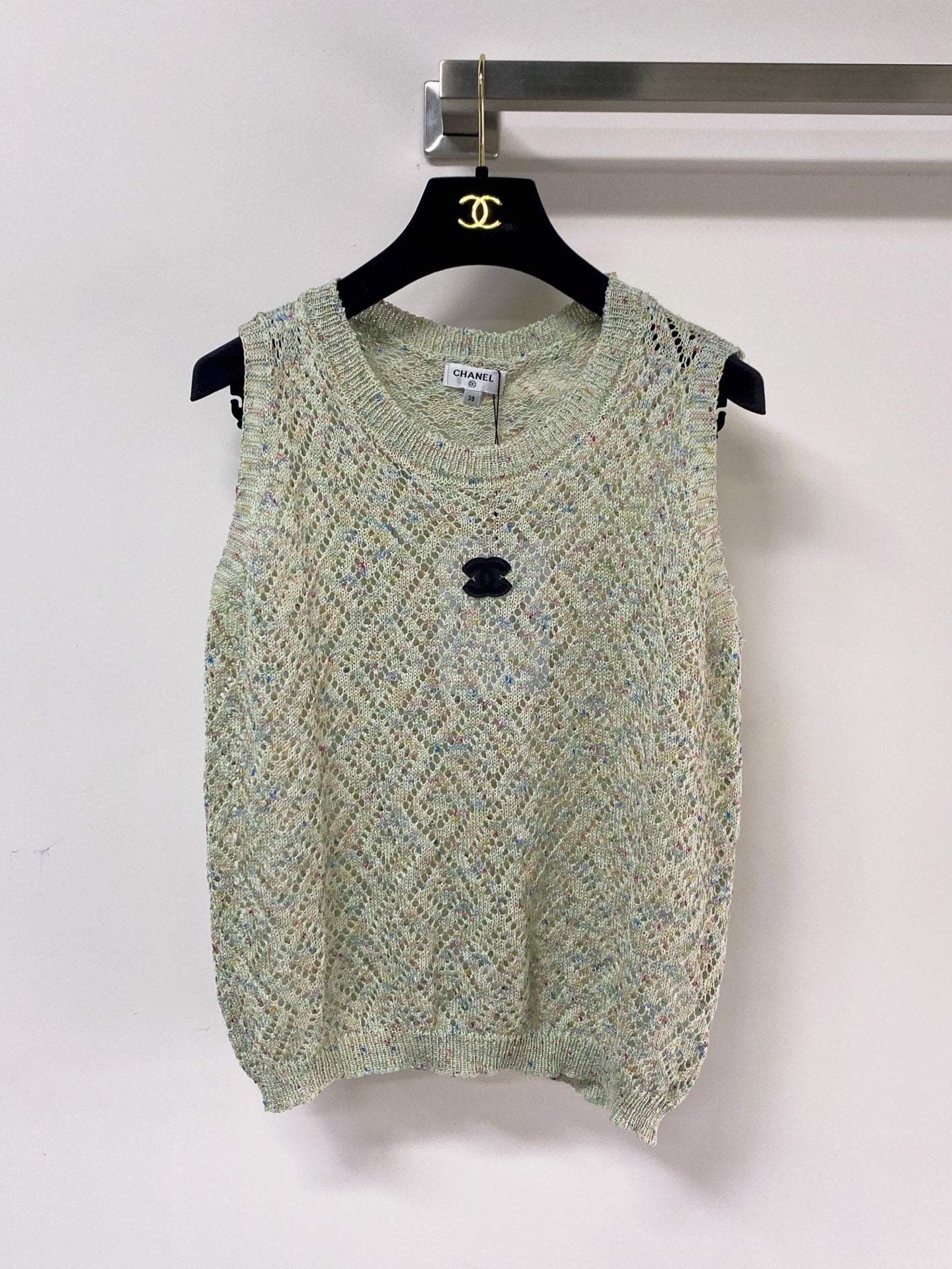 Chanel 2026 Knit Vest Vibrant Wool Laine 463540