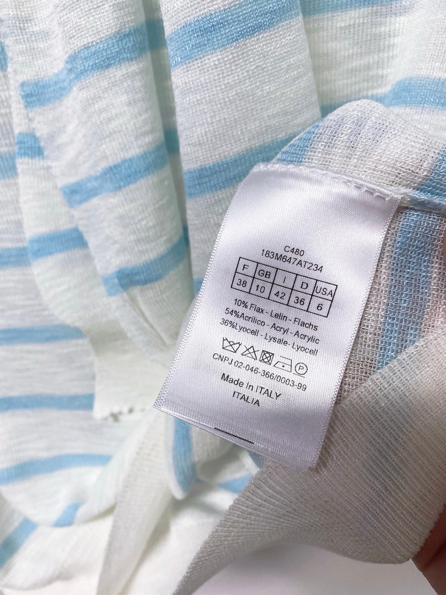 Dior 2026 Polo Shirt Featuring A Tie-neck Detail Acrylic 479903